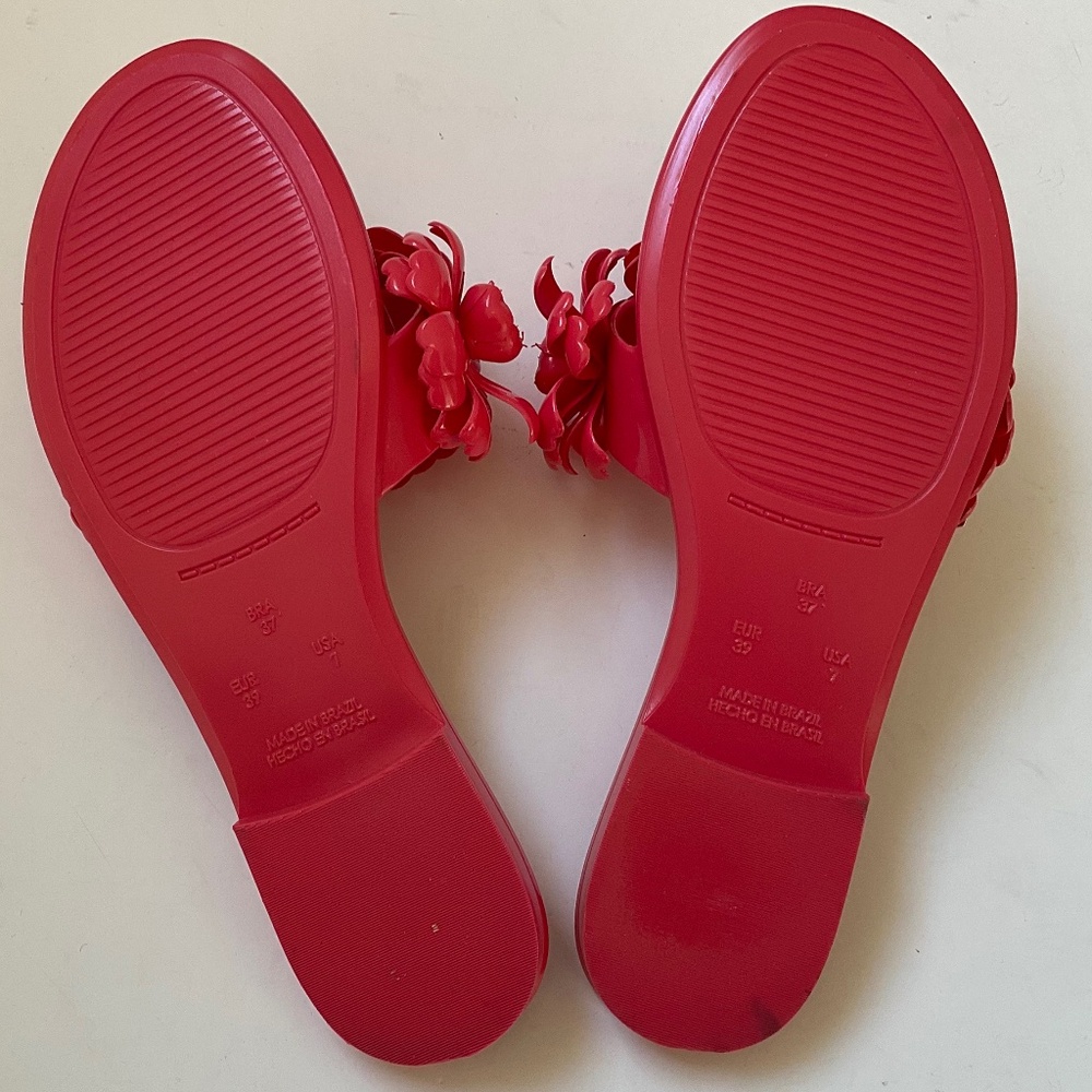 KATE SPADE Jaylee Floral Women's Jelly Sandals Size 7 NEW - Picture 7 of 9